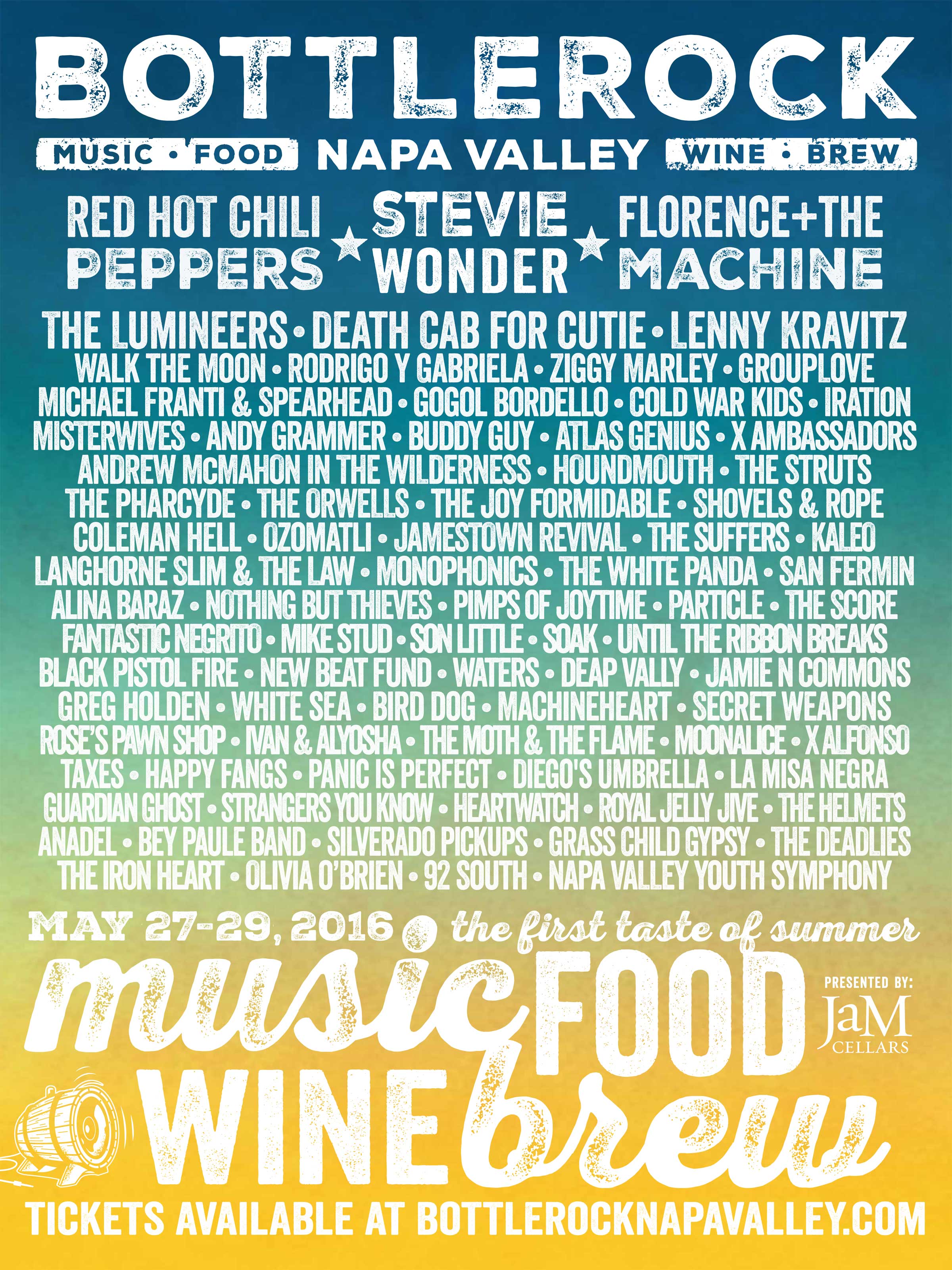 BottleRock Tickets On Sale