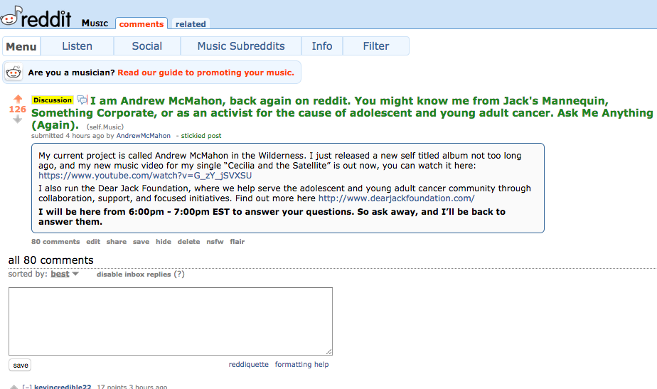 Doing a Reddit AMA at 6pm EST