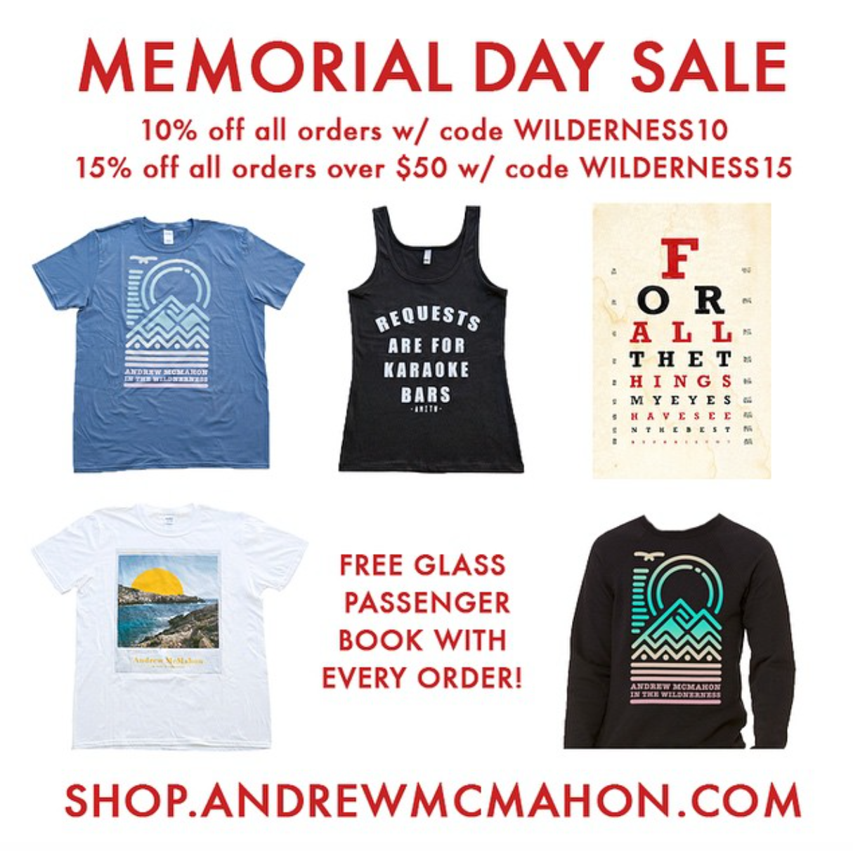 Webstore Sale To Celebrate Memorial Day