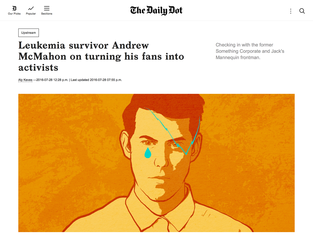 Interview with The Daily Dot