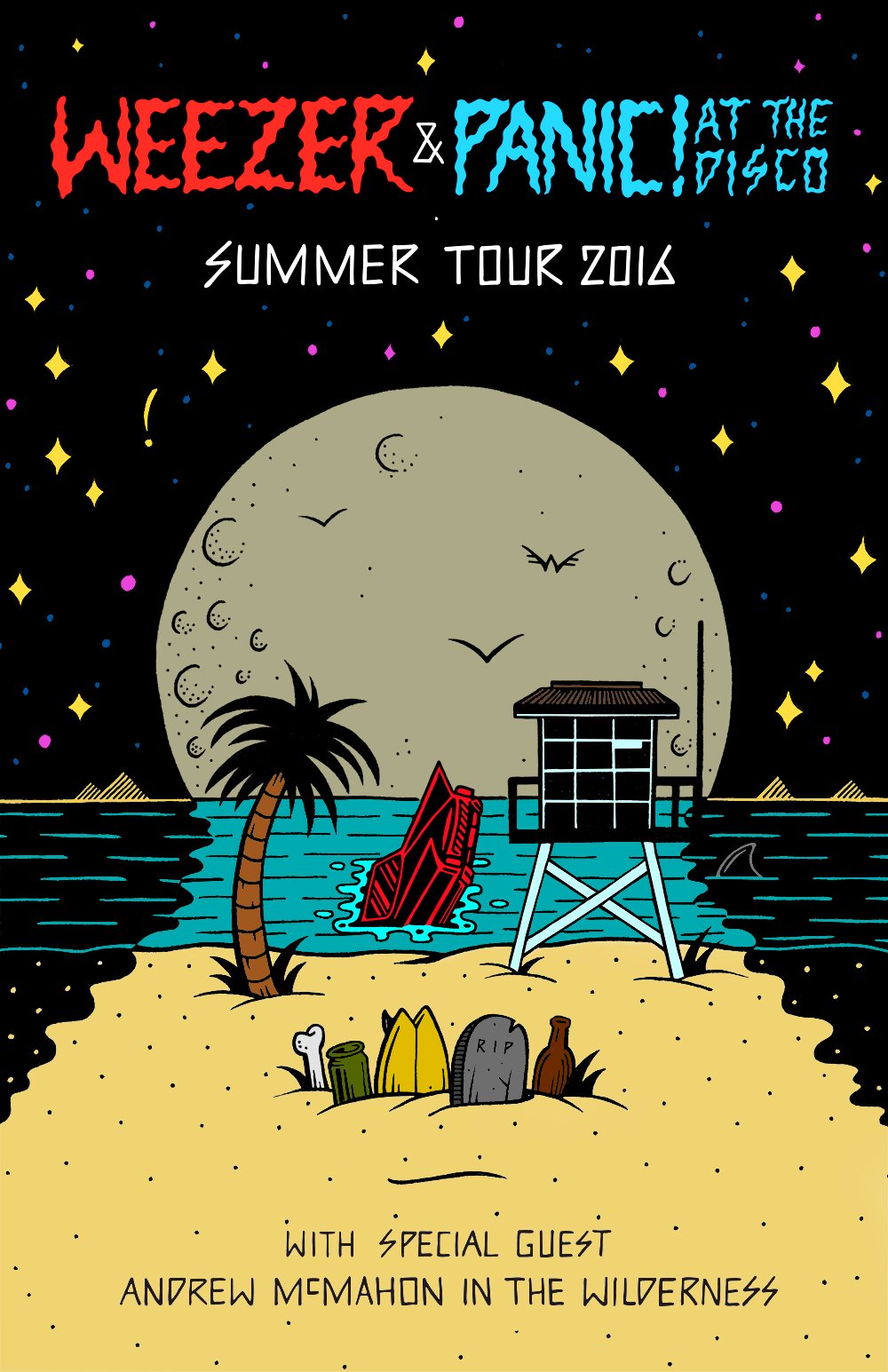 Joining the Weezer and Panic! At The Disco Summer Tour 2016!