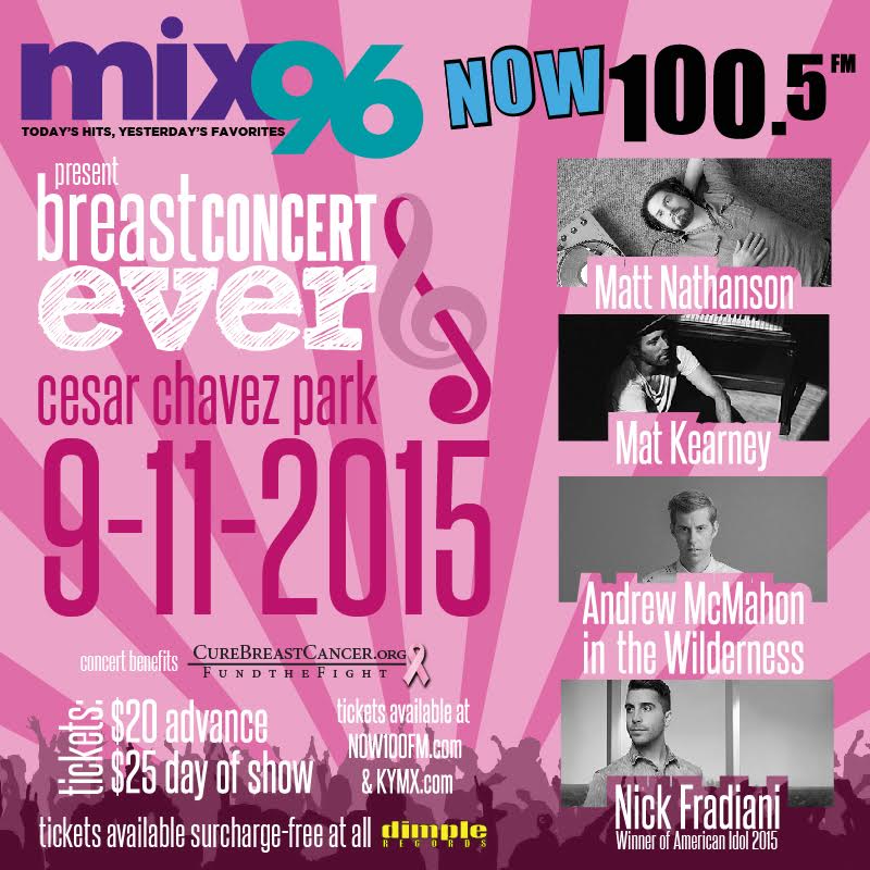 Playing the Breast Concert Ever on September 11th!