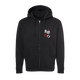 SAFETY PIN HEART SC ZIPUP HOODIE