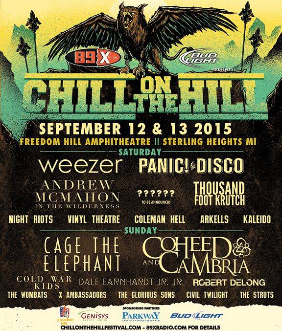 Playing Chill On The Hill September 12th!