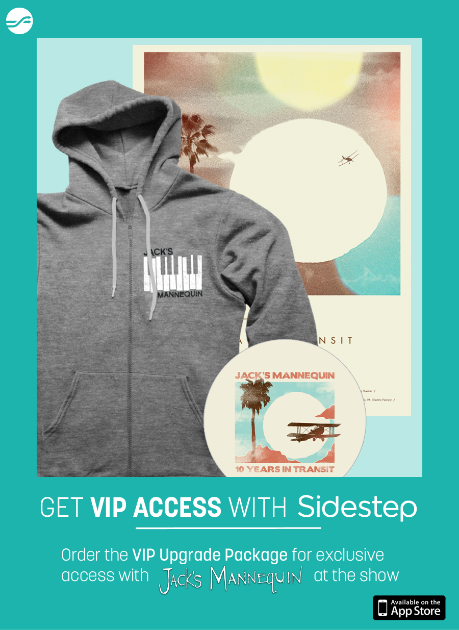 Jack's Mannequin 10 Years In Transit VIP M&G on SideStep