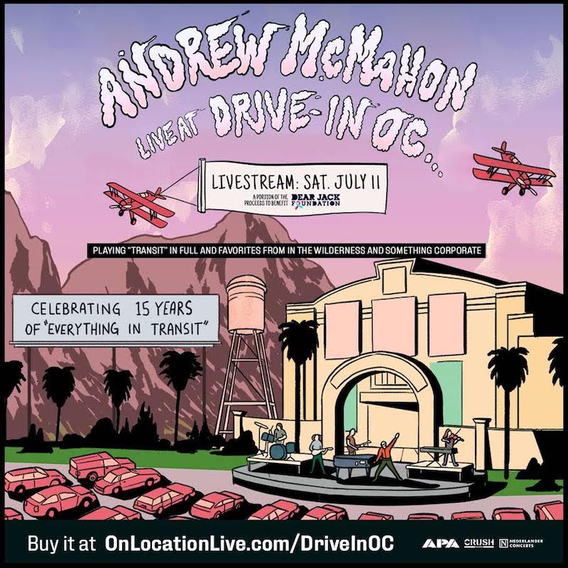 Andrew McMahon Live at the Drive-In OC (Livestream Ticket Info)