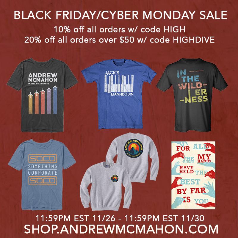 Black Friday/Cyber Monday Sale Happening Now