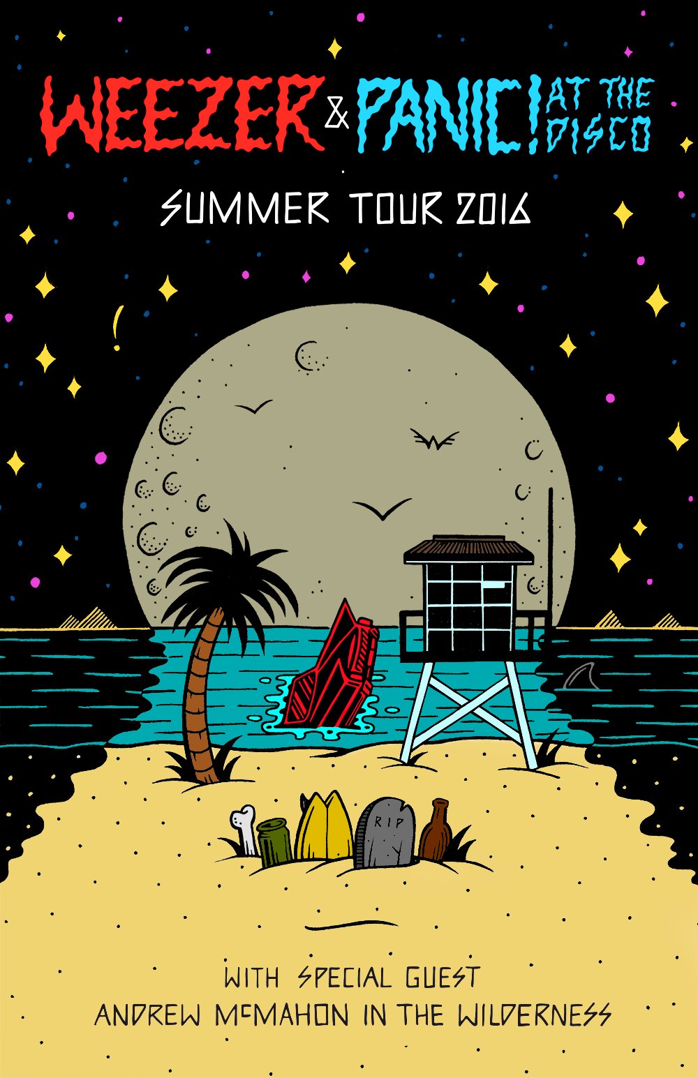 Joining the Weezer and Panic! At The Disco Summer Tour 2016