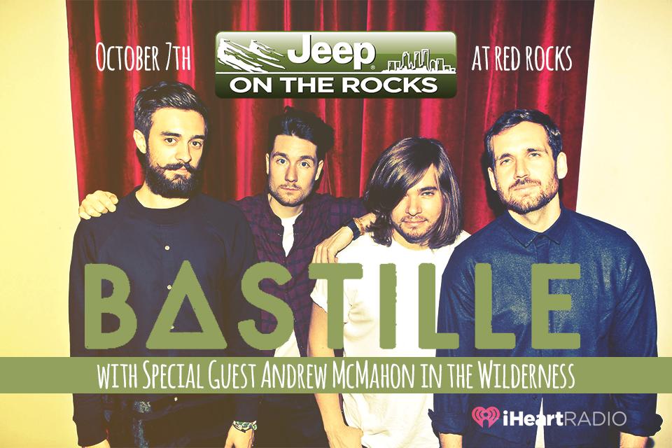 Playing Red Rocks on October 7th with Bastille