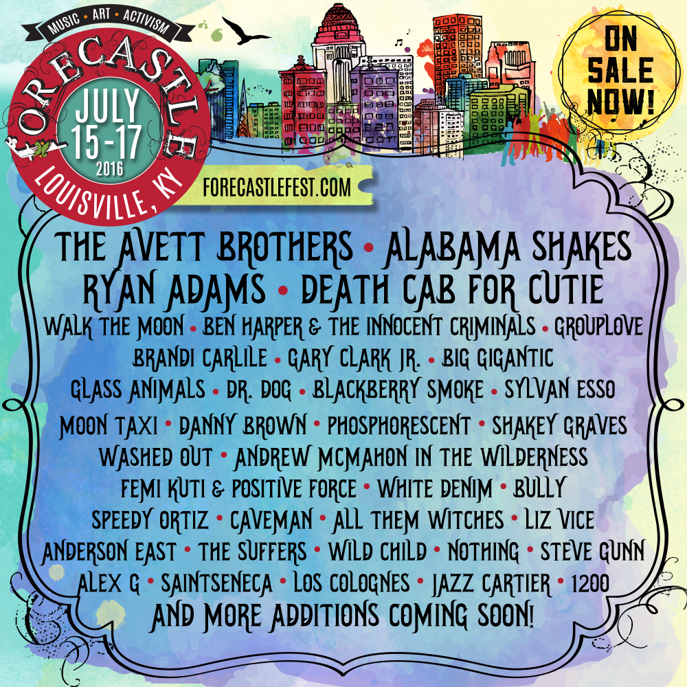 Playing Forecastle Festival in July