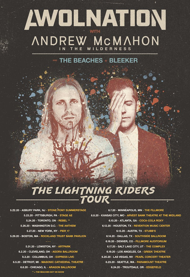The Lightning Riders Tour w/ AWOLNATION - On Sale Now!