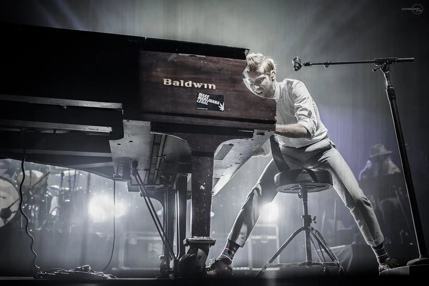 Andrew McMahon In The Wilderness playing at The Main Street Armory Rochester NY.Rochester Music Photography.