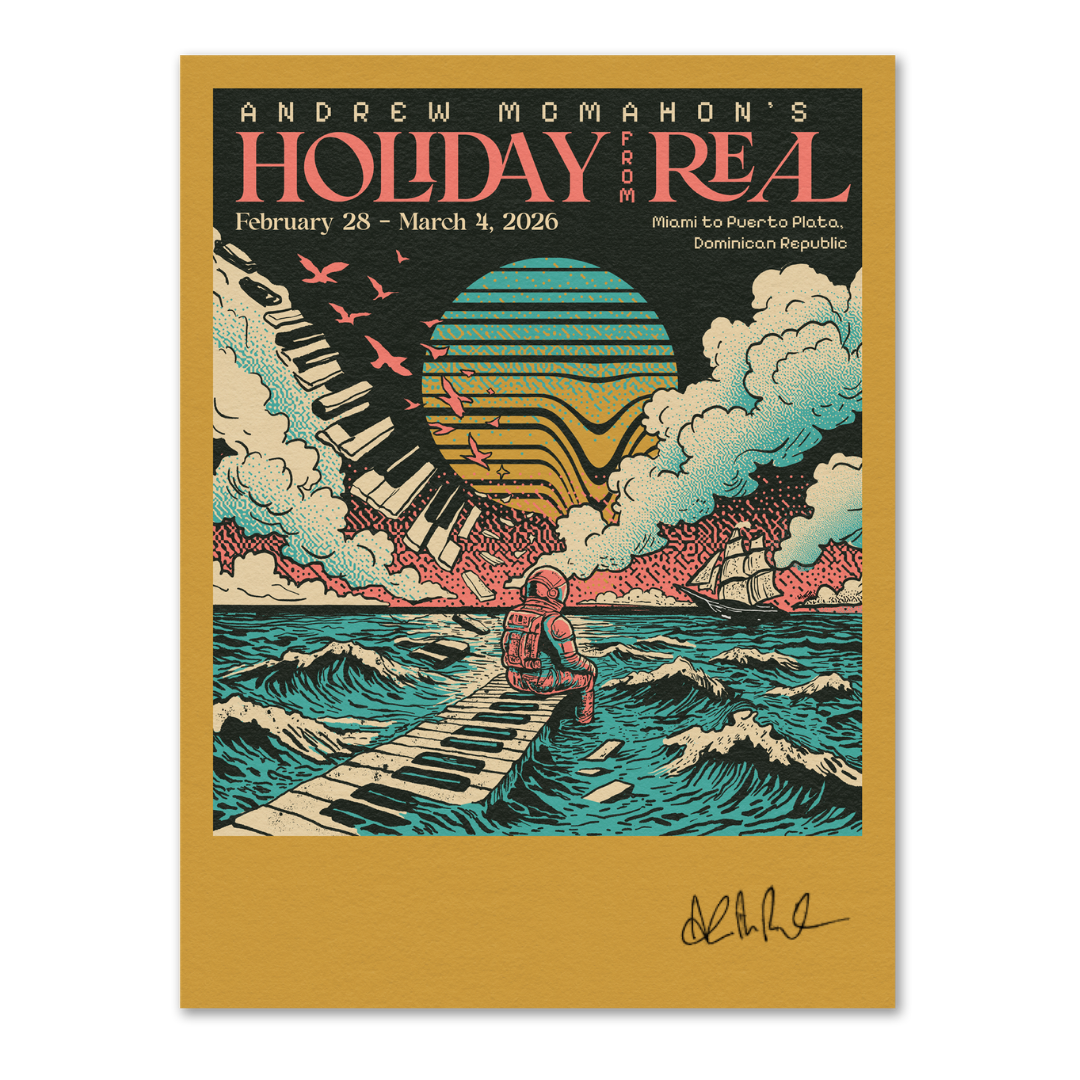 Signed Holiday From Real Screen Print Poster - Accessories