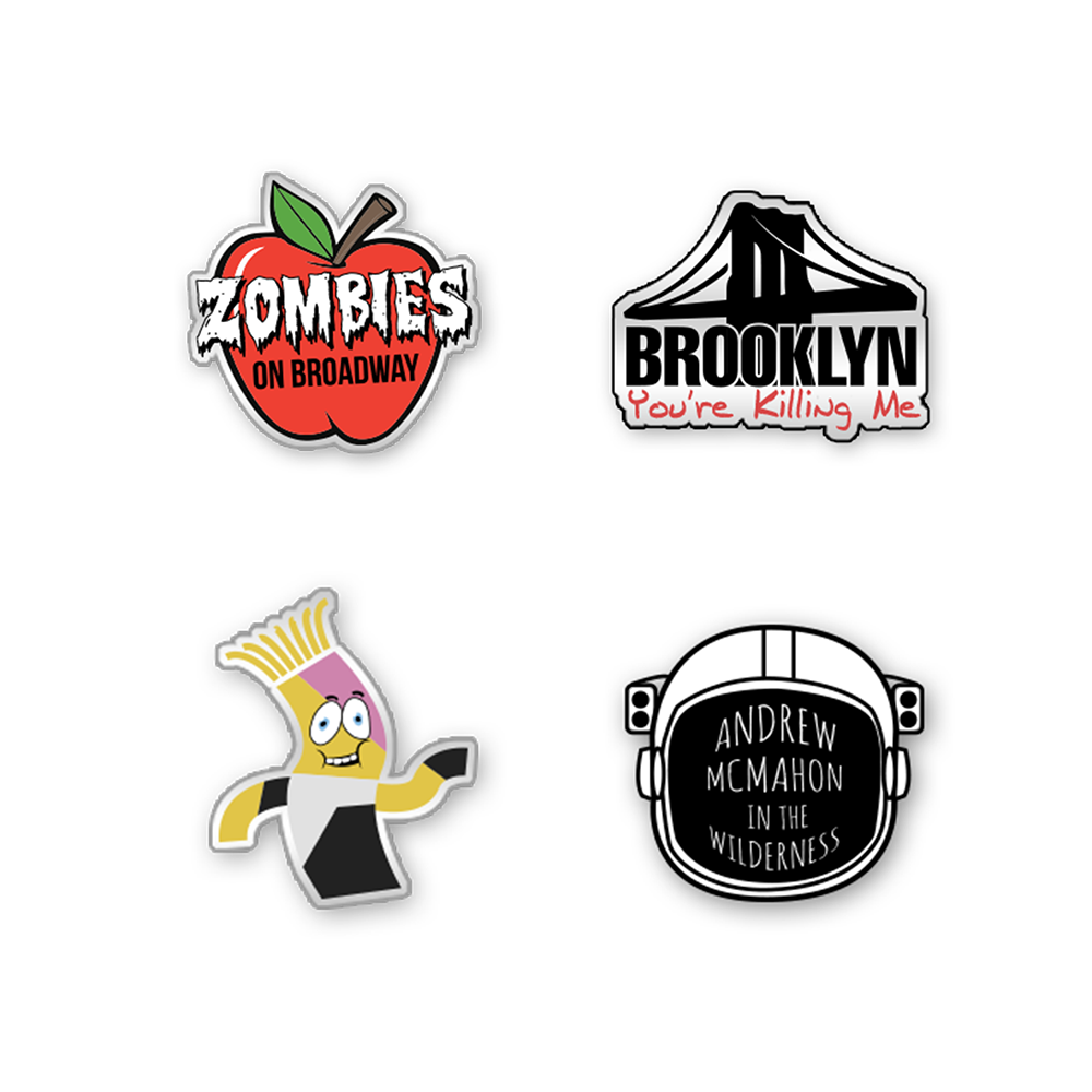 Zombies On Broadway Pin Set